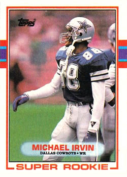 1989 Topps #383 Michael Irvin Front
