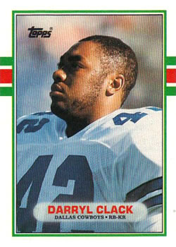 1989 Topps #386 Darryl Clack Front