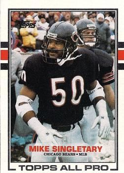 1989 Topps #58 Mike Singletary Front