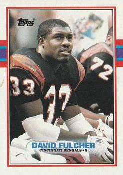1989 Topps #33 David Fulcher Front