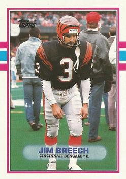 1989 Topps #39 Jim Breech Front