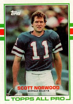 1989 Topps #42 Scott Norwood Front