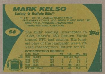 1989 Topps #56 Mark Kelso Back