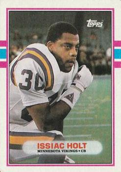 1989 Topps #82 Issiac Holt Front