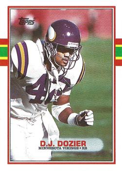 1989 Topps #88 D.J. Dozier Front