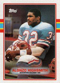 1989 Topps #96 Alonzo Highsmith Front