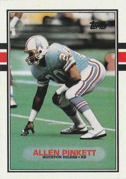 1989 Topps #105 Allen Pinkett Front