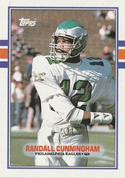 1989 Topps #115 Randall Cunningham Front