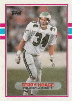 1989 Topps #118 Terry Hoage Front