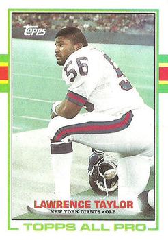 1989 Topps #166 Lawrence Taylor Front