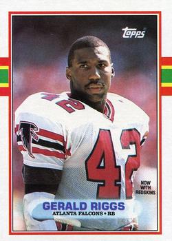 1989 Topps #342 Gerald Riggs Front