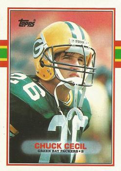 1989 Topps #380 Chuck Cecil Front