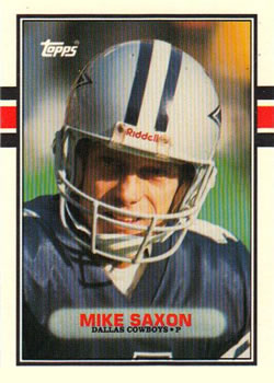 1989 Topps Traded #119T Mike Saxon Front