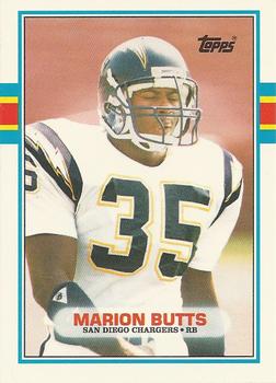 1989 Topps Traded #23T Marion Butts Front