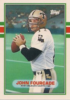1989 Topps Traded #53T John Fourcade Front