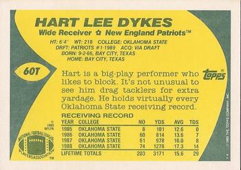 1989 Topps Traded #60T Hart Lee Dykes Back