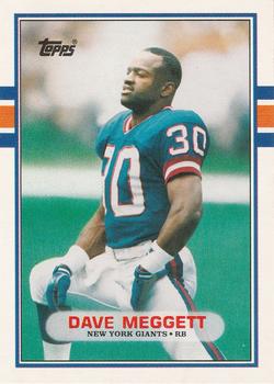 1989 Topps Traded #67T Dave Meggett Front