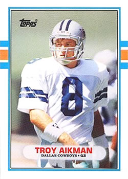1989 Topps Traded #70T Troy Aikman Front