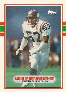 1989 Topps Traded #25T Mike Merriweather Front