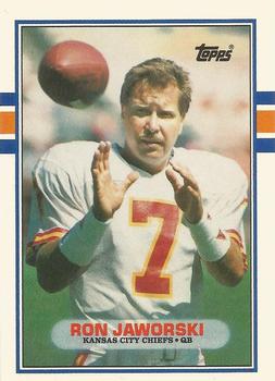 1989 Topps Traded #40T Ron Jaworski Front
