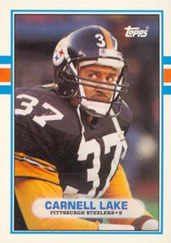 1989 Topps Traded #80T Carnell Lake Front