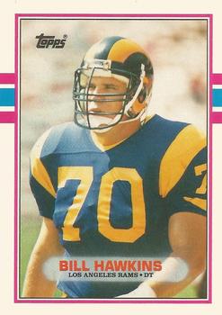 1989 Topps Traded #89T Bill Hawkins Front