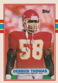 1989 Topps Traded #90T Derrick Thomas Front