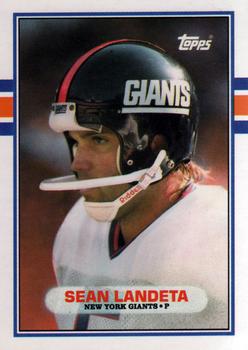 1989 Topps Traded #100T Sean Landeta Front