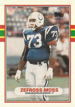 1989 Topps Traded #105T Zefross Moss Front