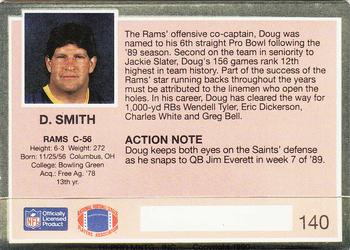 1990 Action Packed #140 Doug Smith Back