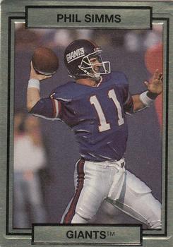 1990 Action Packed #188 Phil Simms Front