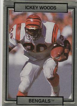 1990 Action Packed #40 Ickey Woods Front