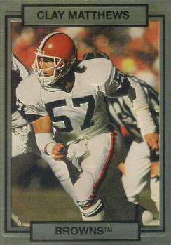 1990 Action Packed #45 Clay Matthews Front