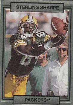 1990 Action Packed #90 Sterling Sharpe Front