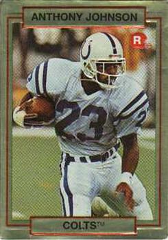 1990 Action Packed Rookie/Update #11 Anthony Johnson Front