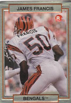 1990 Action Packed Rookie/Update #31 James Francis Front