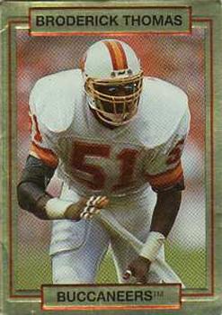 1990 Action Packed Rookie/Update #80 Broderick Thomas Front