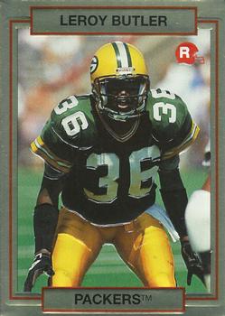 1990 Action Packed Rookie/Update #10 LeRoy Butler Front
