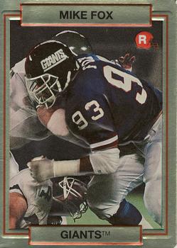 1990 Action Packed Rookie/Update #13 Mike Fox Front