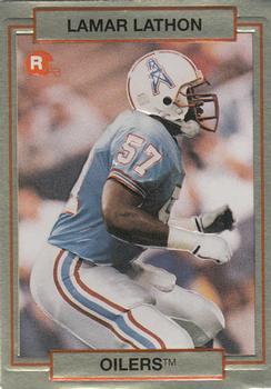 1990 Action Packed Rookie/Update #32 Lamar Lathon Front