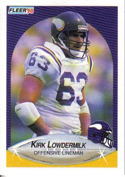 1990 Fleer #104 Kirk Lowdermilk Front