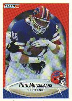 1990 Fleer #117 Pete Metzelaars Front