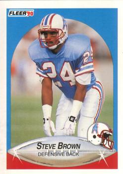 1990 Fleer #125 Steve Brown Front
