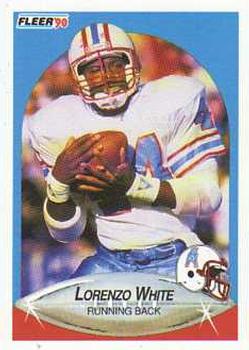 1990 Fleer #137 Lorenzo White Front