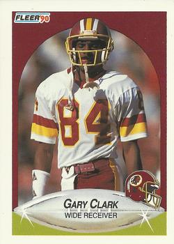 1990 Fleer #154 Gary Clark Front