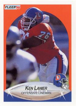 1990 Fleer #27 Ken Lanier Front