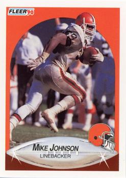 1990 Fleer #50 Mike Johnson Front