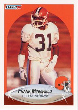 1990 Fleer #56 Frank Minnifield Front