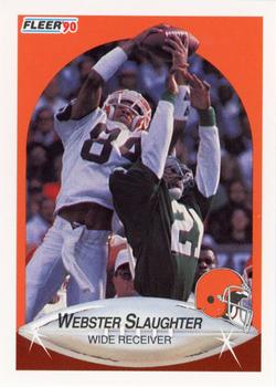 1990 Fleer #58 Webster Slaughter Front