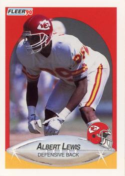 1990 Fleer #201 Albert Lewis Front